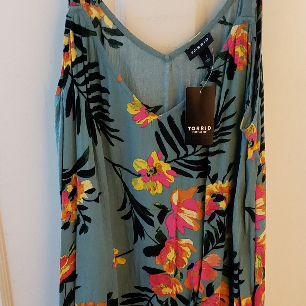 Torrid Summer Gauze Swing Tank